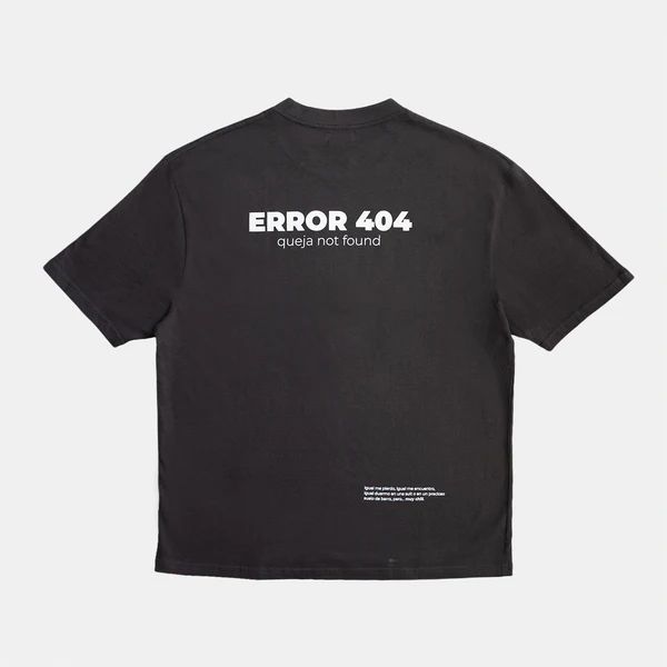 Camiseta error 404
